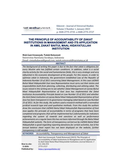 Revealing the Practice of Zakat Management in the Amil Zakat Al Hijrah North Sumatra