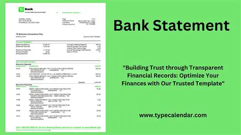 Review your bank statement