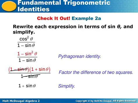 Rewrite the Expression using the Pythagorean Identity