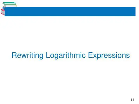 Rewriting Logarithmic Expressions as Exponents