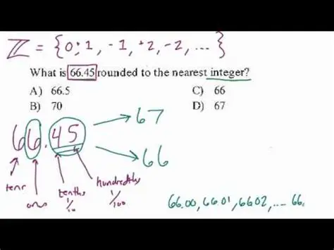 Rounding down to the nearest integer