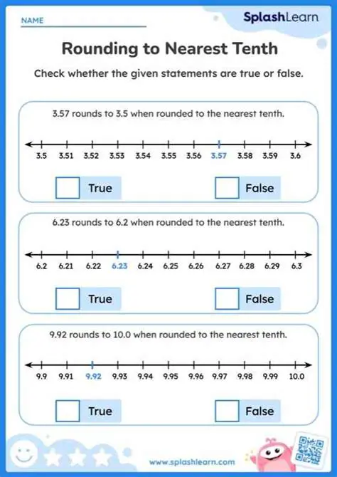 Rounding the Ratio to the Nearest Tenth