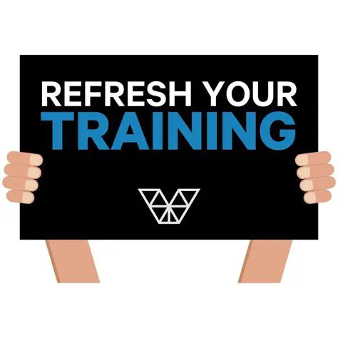 Routine training and refreshment