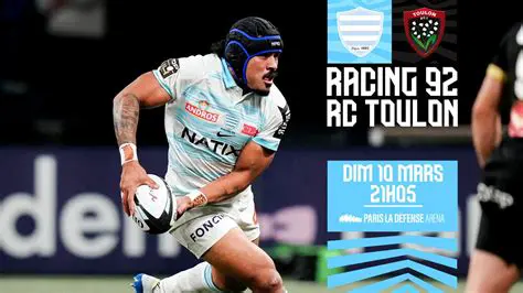 Rugby: Le Duel Toulon – Racing 92, Une Bataille Épique au Coeur du Top 14