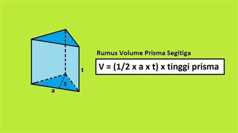 Rumus Volume Prisma Segitiga