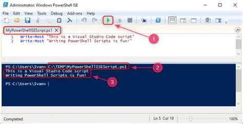 Running a PowerShell Script in R