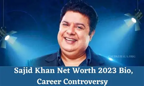 Sajid Khan: A Controversial Figure in Bollywood's Spotlight
