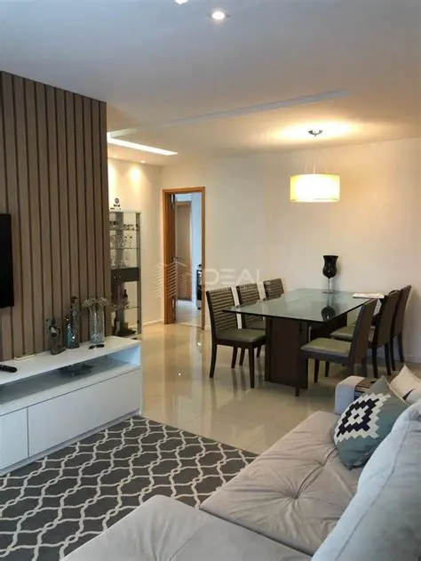 Sala de visita do apartamento