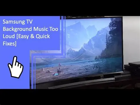 Decoding the Silence: Why Your Samsung TV Only Plays Background Music, Not Voices