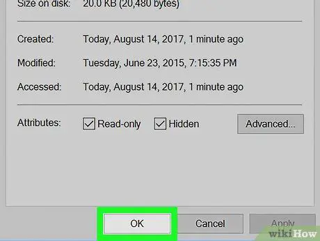 Sauvegardez les modifications