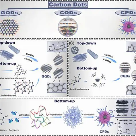 Scaling up the production of carbon dots