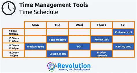 Scheduling and Time Management
