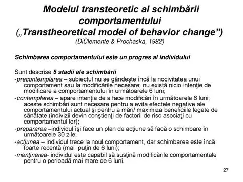 Schimbarea Comportamentului