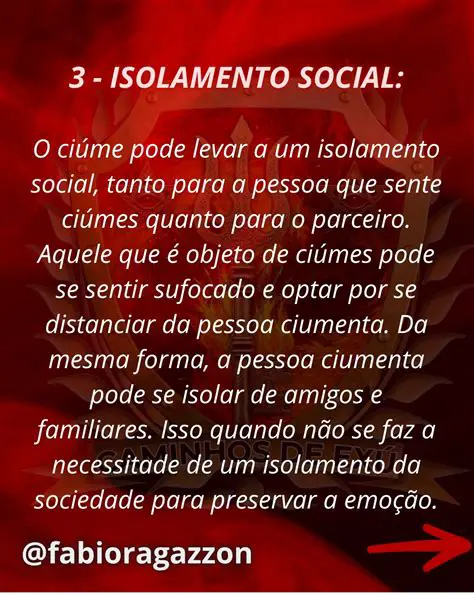 Se isolar de amigos e familiares
