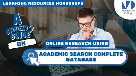 Searching academic databases