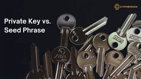 Seed Phrase and Private Key