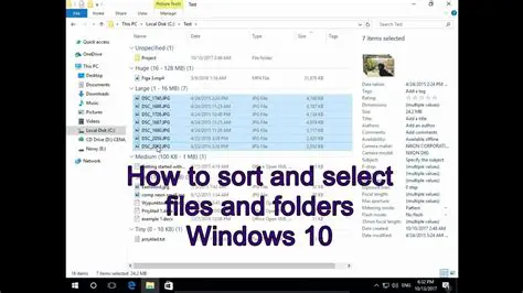 Select files and folders easily