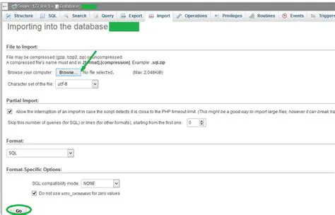 Select Your Local Database File