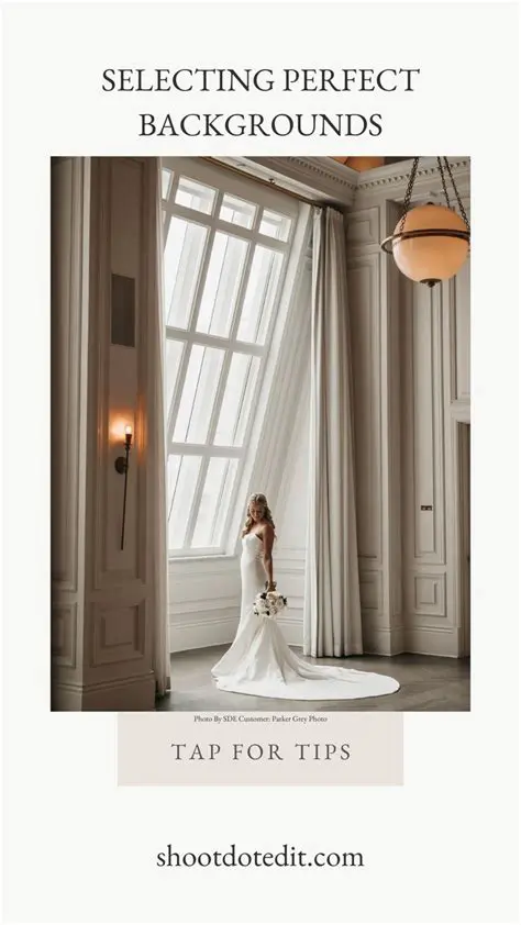 Selecting Backgrounds and Photos