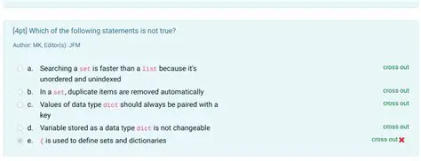 Selecting the Statement that is NOT True of the Source