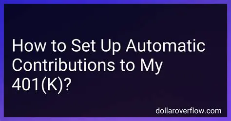 Set Up Automatic Contributions