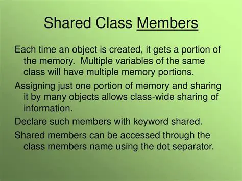 Shared Class Joint Structure