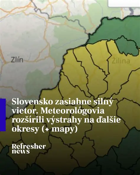 Búrlivé Počasie na Slovensku: Varovania pred Silným Vetrom a Búrkami