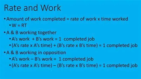 Simplified Combined Work Rate