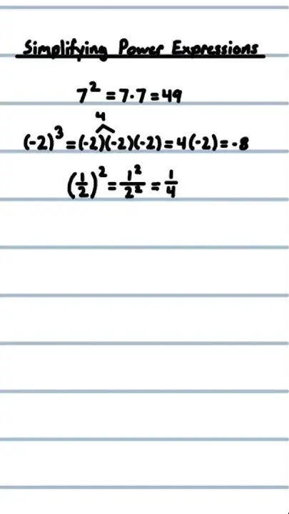 Simplifying Power Expressions