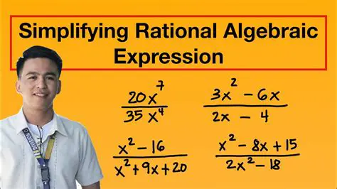 Simplifying Rational Algebraic Expressions