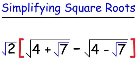 Simplifying the Square Root Term