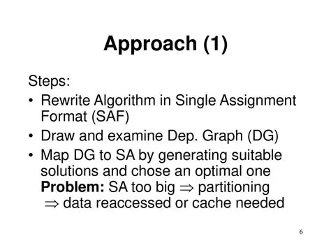 Single Assignment Processing