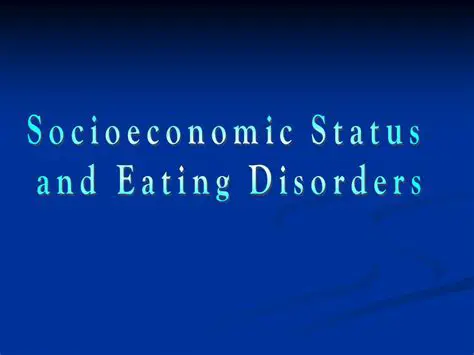 Socioeconomic Status and Eating Disorders
