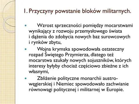 Sojusze polityczne i militarnych w RP