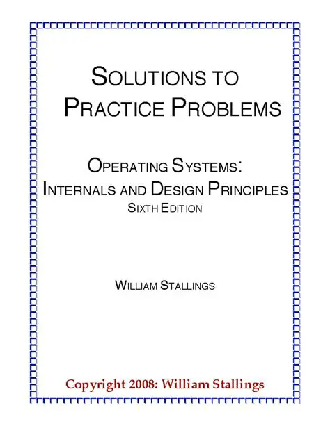 Solutions to Practice Problems