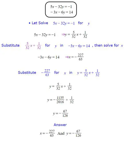 Solve systems of equations