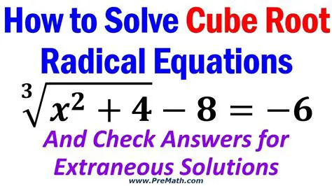 Solving Cube Root Equations