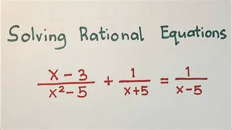 Solving Equations Mentally
