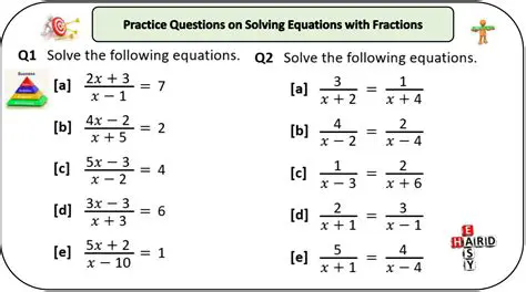 Solving Equations with Fractions