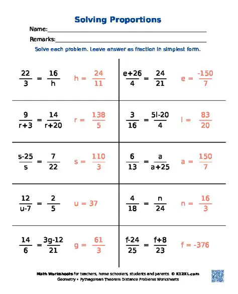 Solving for j in a Proportion