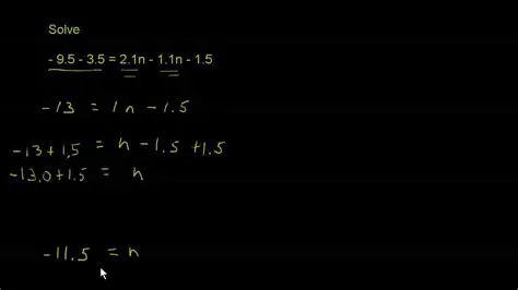Solving Linear Equations Using the Addition Property of Equality