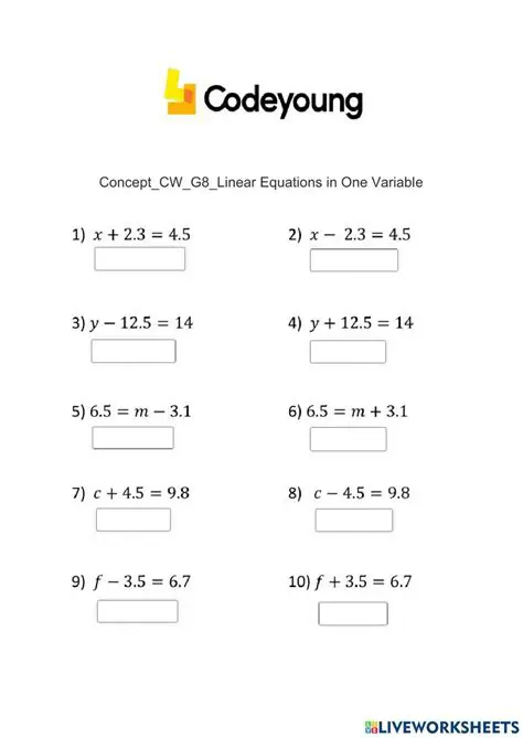 Solving Linear Equations with One Variable