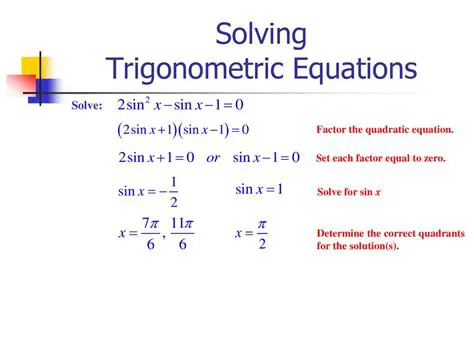 Solving the Trigonometric Equation