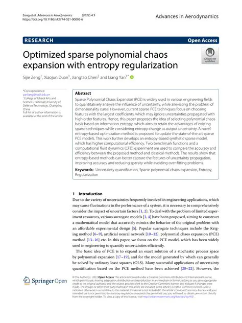 Sparse Polynomial Chaos Expansion