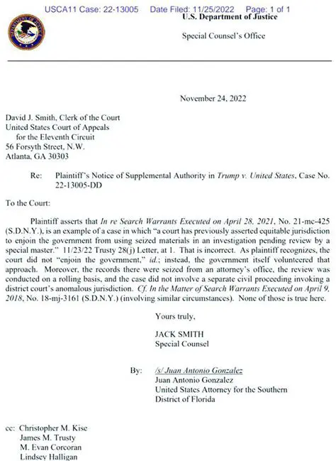 Special Counsel Jack Smith Report Release: Key Findings and Implications