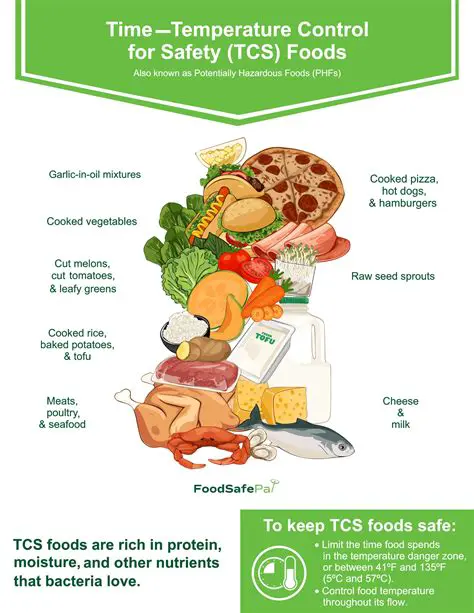 Special Rules for Storing and Preparing TCS Foods