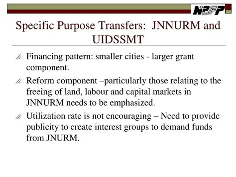 Specific Purpose Transfers