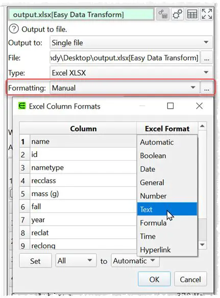 Specify the input format explicitly