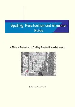 Spelling and Grammar Guide