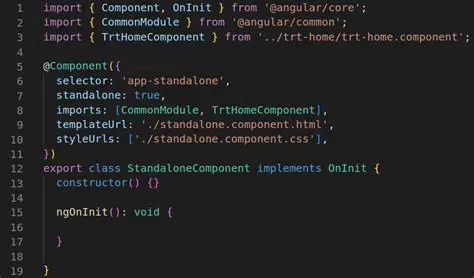 Standalone component to reproduce